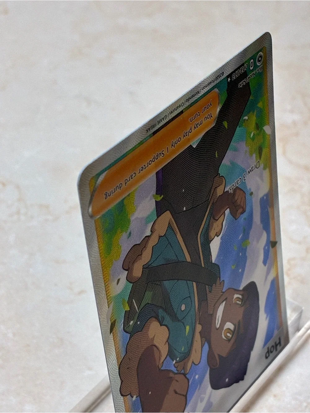 Ultra Rare Trainer Card - Hop Full Art Supporter Pokemon card
